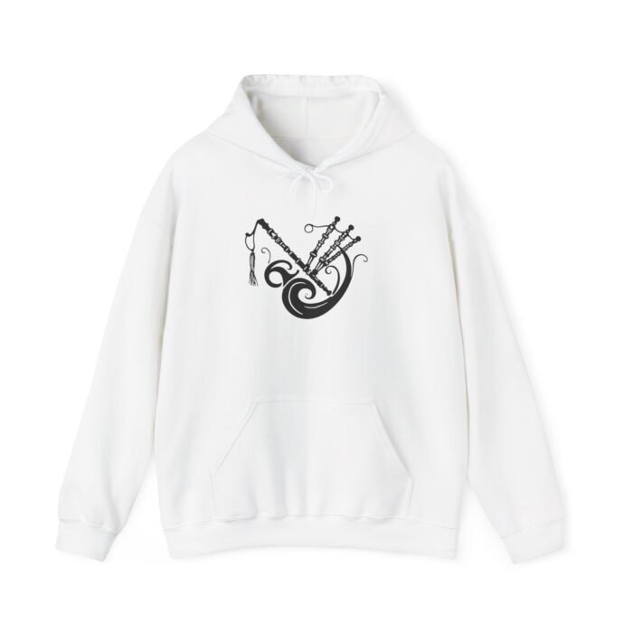 Musical Vibes Bagpipes Hooded Sweatshirt - Cozy Unisex Hoodie, Music Lover Gift, Unique Graphic Design, Perfect for Celebrations, Warm and Stylish - Image 6