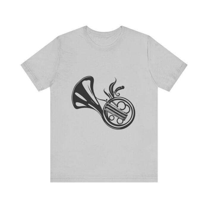 Musical French Horn Tees for Music Lovers, Perfect for Concerts, Gifts for Musicians, Casual Wear, Unique Graphic T-Shirts - Image 8