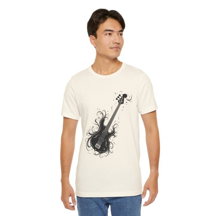 Cool Music Guitar Lover Rock and Roll Vibes Unisex Tee - Casual Concert Wear, Youthful Graphic Tee, Unique Band Shirt - Image 5
