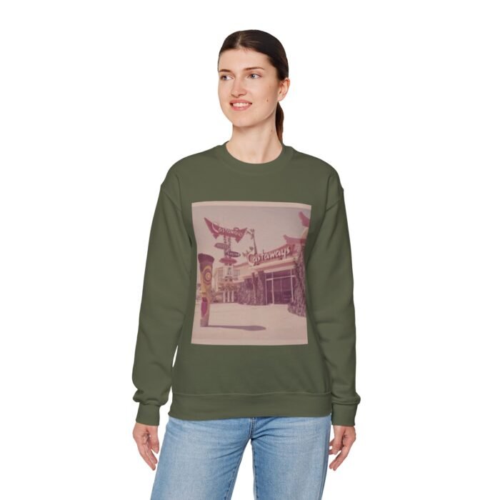 Retro-Inspired Castaways Unisex Crewneck Sweatshirt - Cozy Vintage Style, Great for Casual Wear, Gift for Friends, Perfect for Holidays - Image 3