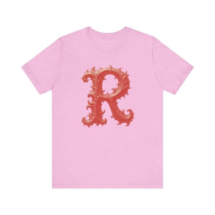 Monogram Initial Letter R Tee - Vintage Style Graphic T-Shirt - Image 26