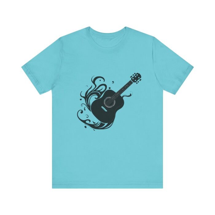 Acoustic Guitar Flow Unisex Tee - Perfect for Musicians, Music Lovers, Concertgoers | Gifts for Birthdays, Holidays, Music Festivals - Image 20