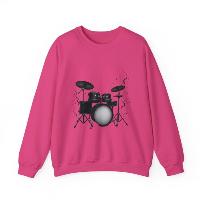 Drum Set Casual Sweatshirt | Music Lover Gift, Unisex Crewneck, Musician Apparel, Drummer Sweatshirt, Concert Wear - Image 24