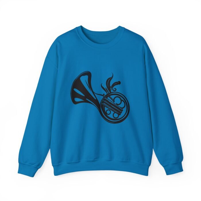 Musical French Horn Sweatshirt - Cozy Unisex Crewneck for Music Lovers, Gift for Musicians, Perfect for Concerts, Casual Wear - Image 20