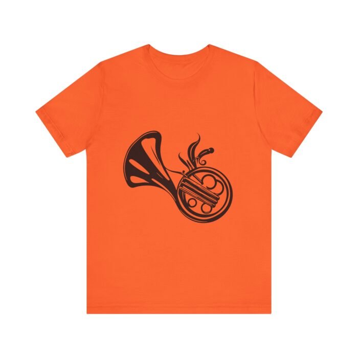 Musical French Horn Tees for Music Lovers, Perfect for Concerts, Gifts for Musicians, Casual Wear, Unique Graphic T-Shirts - Image 10