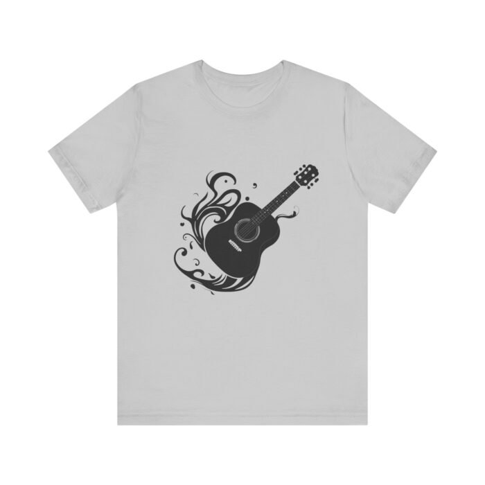 Acoustic Guitar Flow Unisex Tee - Perfect for Musicians, Music Lovers, Concertgoers | Gifts for Birthdays, Holidays, Music Festivals - Image 8