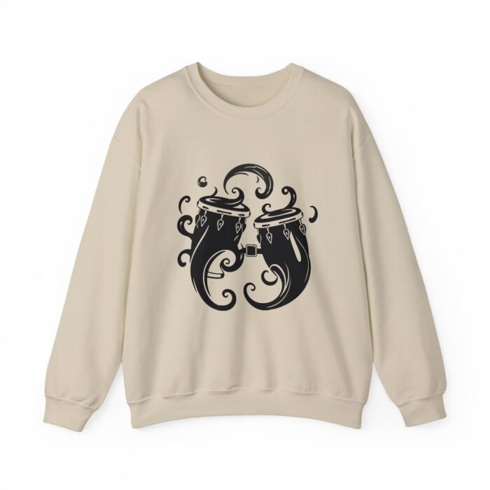 Bongo Drums Unisex Sweatshirt - Cozy Gift, Perfect for Parties, Custom Design, Trending Apparel - Image 10