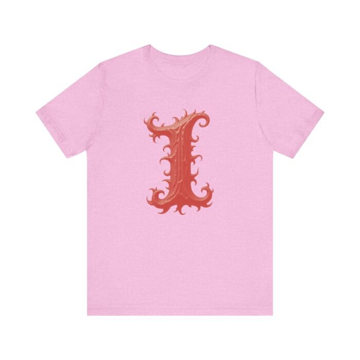 Monogram Initial Letter I Design Unisex Jersey Tee - Perfect for Creative Souls - Image 26