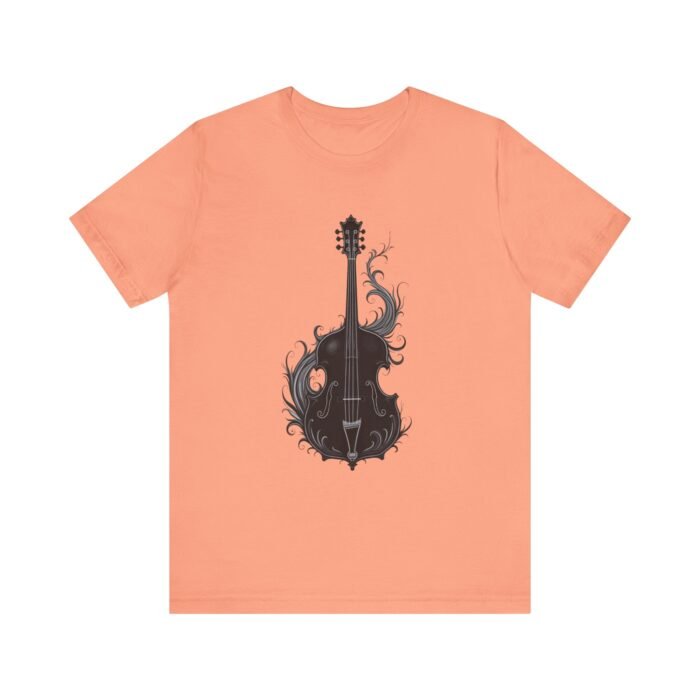 Gothic Bass Guitar Graphic Tee, Unisex Short Sleeve Shirt, Music Lover Gift, Creative Art T-Shirt, Casual Fashion Apparel, Perfect for [...] - Image 14
