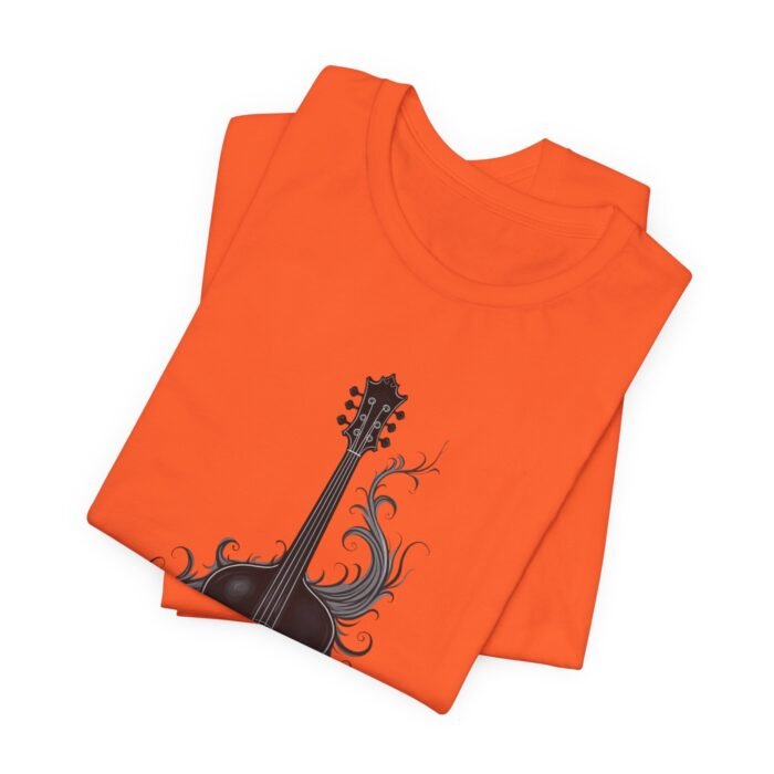 Gothic Bass Guitar Graphic Tee, Unisex Short Sleeve Shirt, Music Lover Gift, Creative Art T-Shirt, Casual Fashion Apparel, Perfect for [...] - Image 3