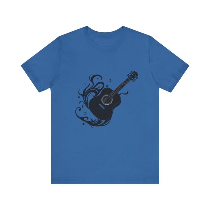 Acoustic Guitar Flow Unisex Tee - Perfect for Musicians, Music Lovers, Concertgoers | Gifts for Birthdays, Holidays, Music Festivals - Image 22
