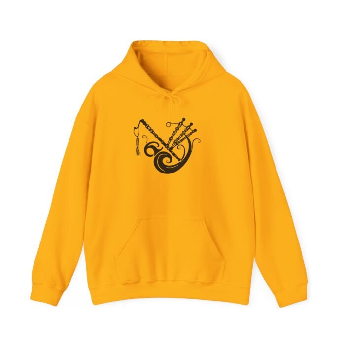 Musical Vibes Bagpipes Hooded Sweatshirt - Cozy Unisex Hoodie, Music Lover Gift, Unique Graphic Design, Perfect for Celebrations, Warm and Stylish - Image 10