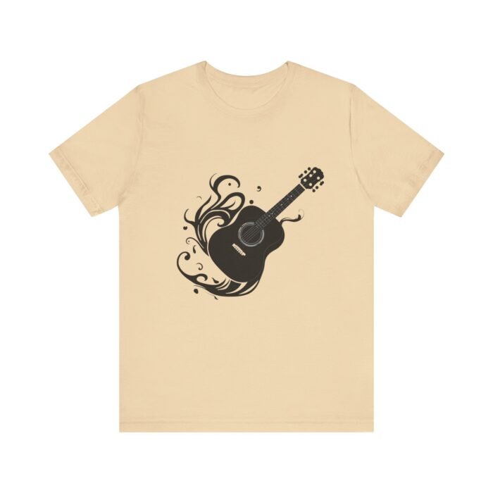 Acoustic Guitar Flow Unisex Tee - Perfect for Musicians, Music Lovers, Concertgoers | Gifts for Birthdays, Holidays, Music Festivals - Image 14