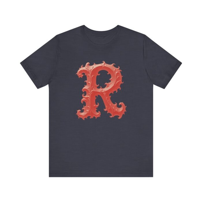 Monogram Initial Letter R Tee - Vintage Style Graphic T-Shirt - Image 24