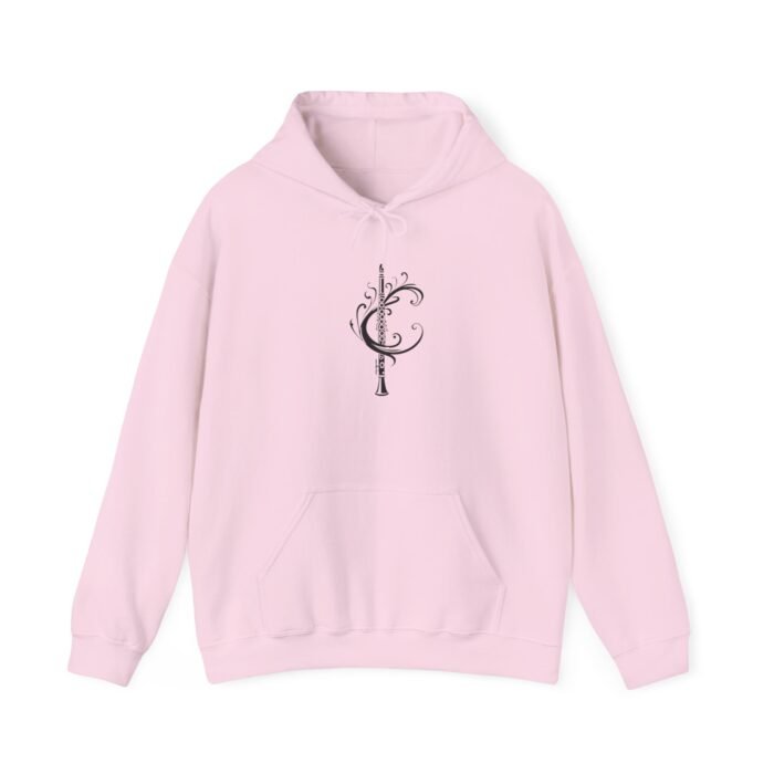Chic Unisex Hooded Sweatshirt with Clarinet Design - Cozy Pullover for Everyday Wear, Gift for Friends and Family, Perfect for Casual - Image 22