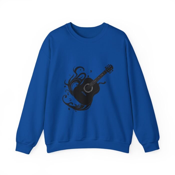 Vintage Acoustic Guitar Graphic Sweatshirt - Music Lover Gift, Cozy Crewneck for Concerts, Unisex Sweater for Musicians, Perfect for Birthdays - Image 20
