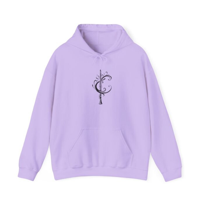 Chic Unisex Hooded Sweatshirt with Clarinet Design - Cozy Pullover for Everyday Wear, Gift for Friends and Family, Perfect for Casual - Image 20