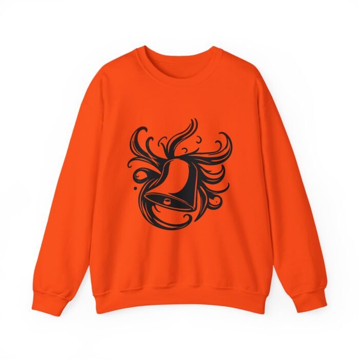 Artistic Music Bell Crewneck Sweatshirt - Cozy Unisex Pullover, Casual Wear, Gift for Art Lovers, Fall Fashion, Lightweight Sweatshirt - Image 12