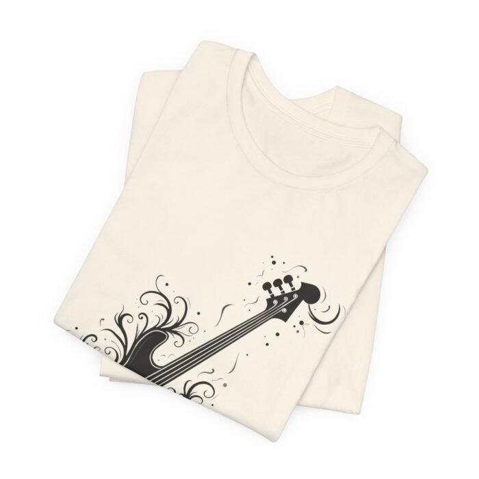 Cool Music Guitar Lover Rock and Roll Vibes Unisex Tee - Casual Concert Wear, Youthful Graphic Tee, Unique Band Shirt - Image 3