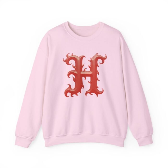 Stylish Initial Letter H - Print Unisex Crewneck Sweatshirt - Image 22