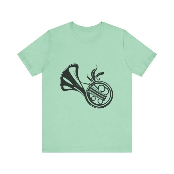 Musical French Horn Tees for Music Lovers, Perfect for Concerts, Gifts for Musicians, Casual Wear, Unique Graphic T-Shirts - Image 20