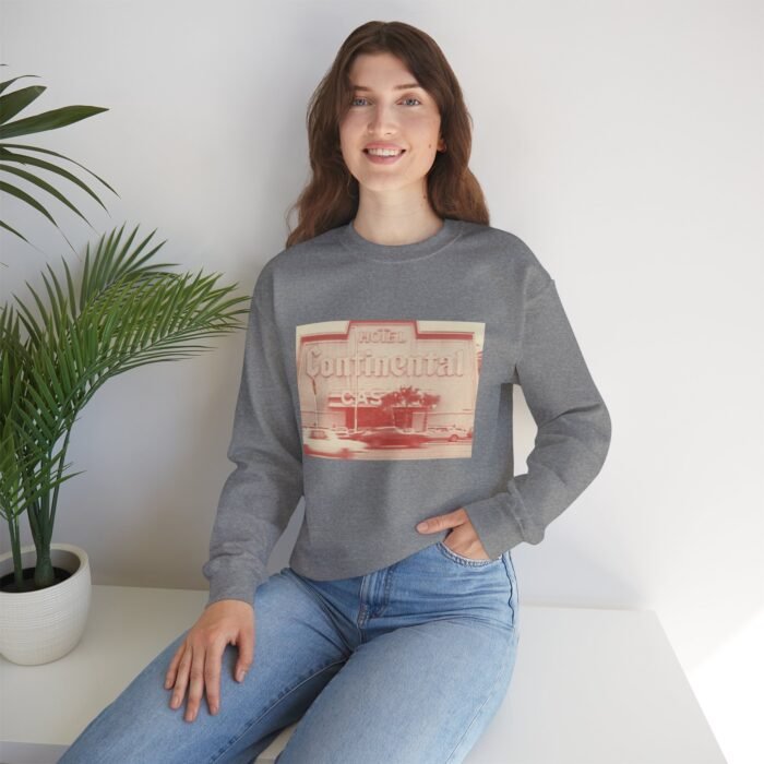 Vintage Continental Crewneck Sweatshirt - Cozy Vintage Style, Unisex Sweatshirt, Casual Loungewear, Gift for Friends, Retro Aesthetic - Image 4