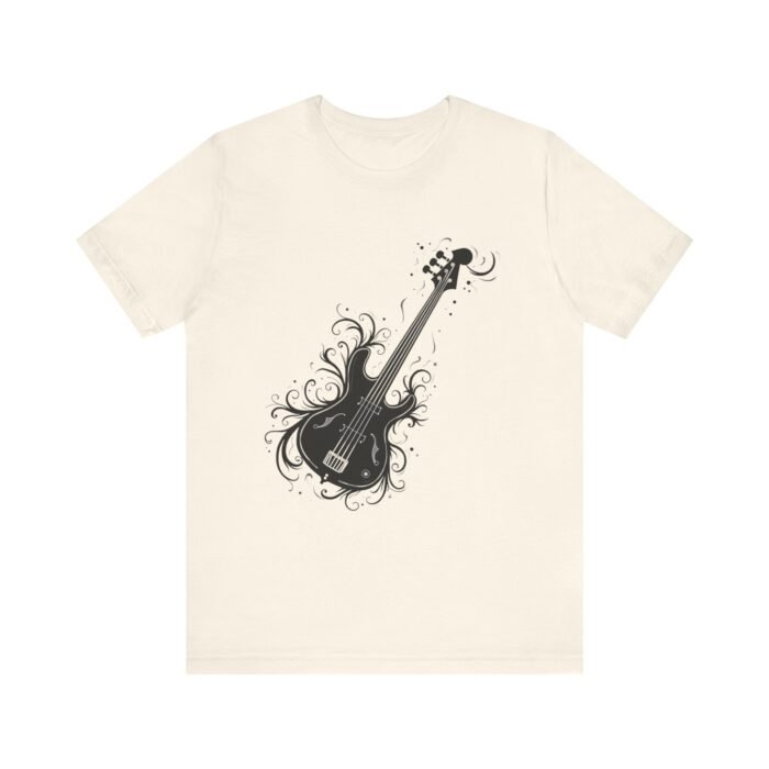 Cool Music Guitar Lover Rock and Roll Vibes Unisex Tee - Casual Concert Wear, Youthful Graphic Tee, Unique Band Shirt