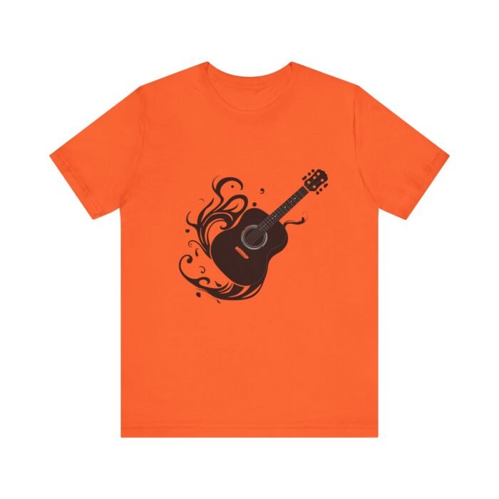 Acoustic Guitar Flow Unisex Tee - Perfect for Musicians, Music Lovers, Concertgoers | Gifts for Birthdays, Holidays, Music Festivals - Image 10