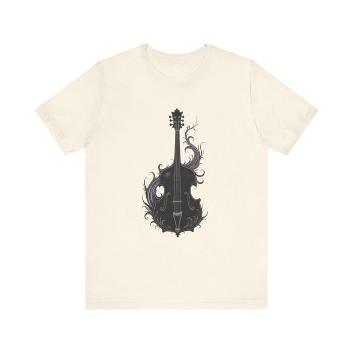 Gothic Bass Guitar Graphic Tee, Unisex Short Sleeve Shirt, Music Lover Gift, Creative Art T-Shirt, Casual Fashion Apparel, Perfect for [...] - Image 10