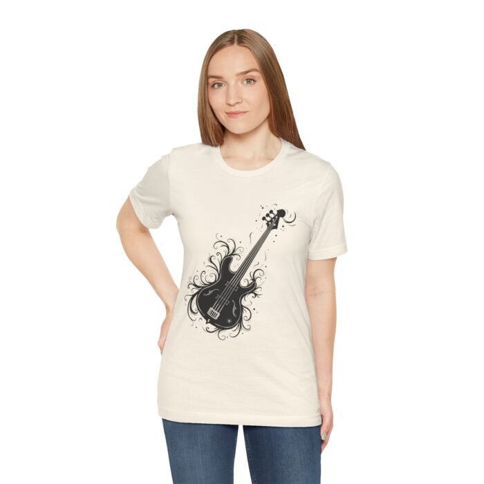 Cool Music Guitar Lover Rock and Roll Vibes Unisex Tee - Casual Concert Wear, Youthful Graphic Tee, Unique Band Shirt - Image 4