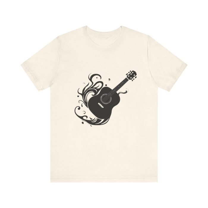 Acoustic Guitar Flow Unisex Tee - Perfect for Musicians, Music Lovers, Concertgoers | Gifts for Birthdays, Holidays, Music Festivals - Image 12