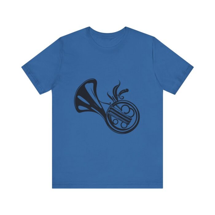 Musical French Horn Tees for Music Lovers, Perfect for Concerts, Gifts for Musicians, Casual Wear, Unique Graphic T-Shirts - Image 24