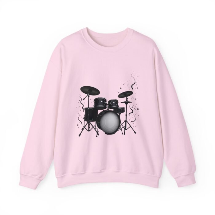 Drum Set Casual Sweatshirt | Music Lover Gift, Unisex Crewneck, Musician Apparel, Drummer Sweatshirt, Concert Wear - Image 22