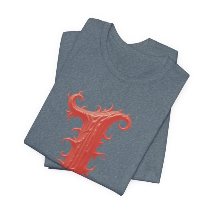 Monogram Initial Letter I Design Unisex Jersey Tee - Perfect for Creative Souls - Image 3