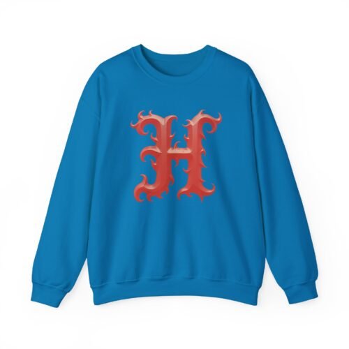 Stylish Initial Letter H - Print Unisex Crewneck Sweatshirt