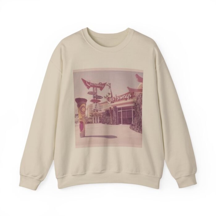Retro-Inspired Castaways Unisex Crewneck Sweatshirt - Cozy Vintage Style, Great for Casual Wear, Gift for Friends, Perfect for Holidays - Image 10