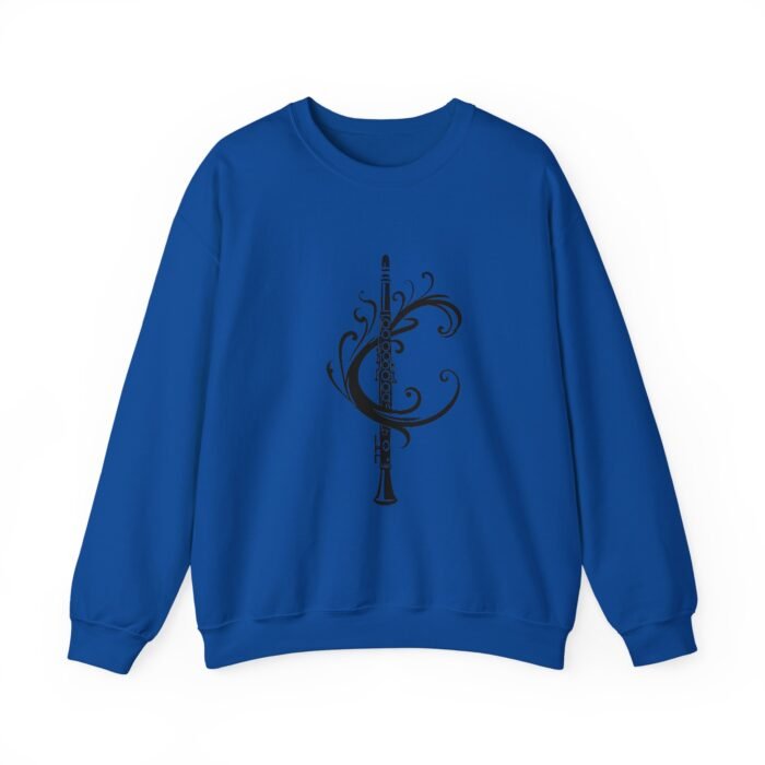 Musical Art Clarinet Sweatshirt - Unisex Sweatshirt for Musicians, Music Lover Gift, Cozy Crewneck, Clarinettist Apparel, Unique Music Design - Image 20