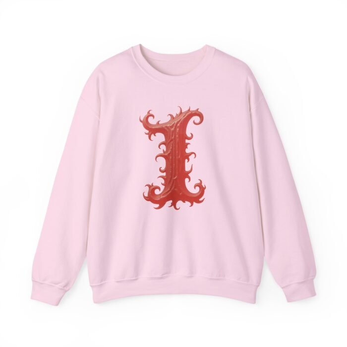 Initial Letter I - Graphic Unisex Crewneck Sweatshirt - Image 22