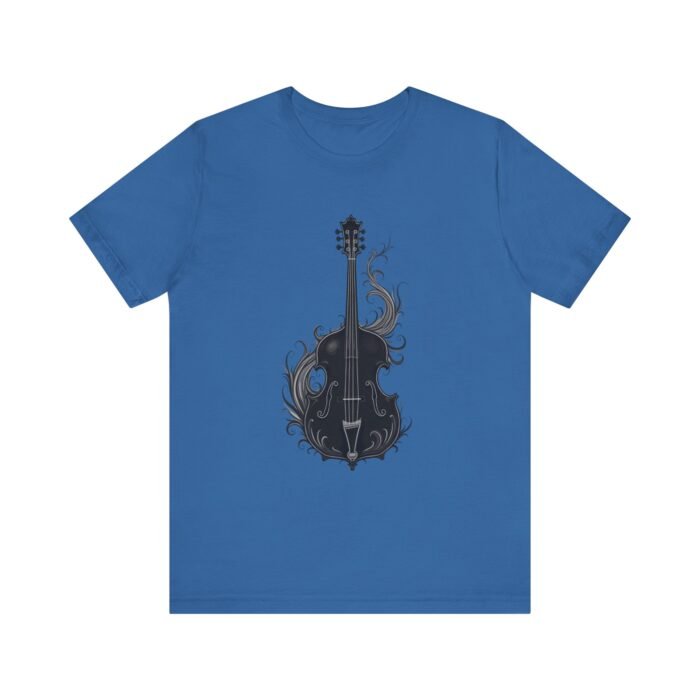 Gothic Bass Guitar Graphic Tee, Unisex Short Sleeve Shirt, Music Lover Gift, Creative Art T-Shirt, Casual Fashion Apparel, Perfect for [...] - Image 22