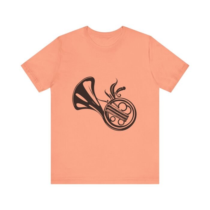 Musical French Horn Tees for Music Lovers, Perfect for Concerts, Gifts for Musicians, Casual Wear, Unique Graphic T-Shirts - Image 16