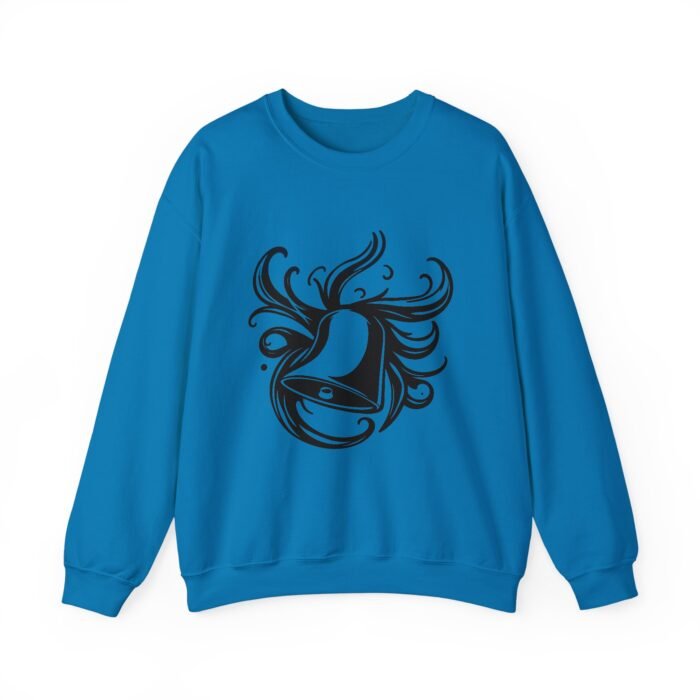 Artistic Music Bell Crewneck Sweatshirt - Cozy Unisex Pullover, Casual Wear, Gift for Art Lovers, Fall Fashion, Lightweight Sweatshirt - Image 18