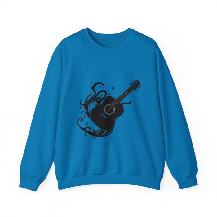 Vintage Acoustic Guitar Graphic Sweatshirt - Music Lover Gift, Cozy Crewneck for Concerts, Unisex Sweater for Musicians, Perfect for Birthdays - Image 18