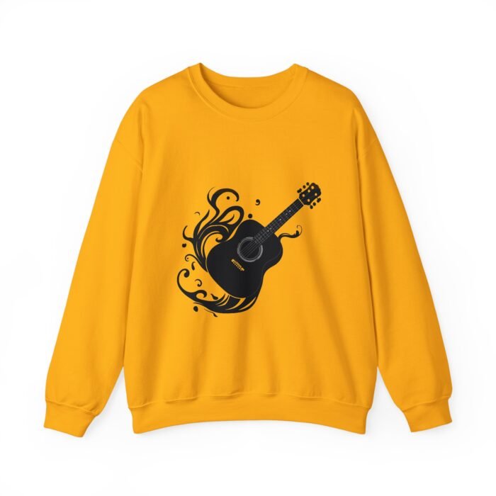 Vintage Acoustic Guitar Graphic Sweatshirt - Music Lover Gift, Cozy Crewneck for Concerts, Unisex Sweater for Musicians, Perfect for Birthdays - Image 10