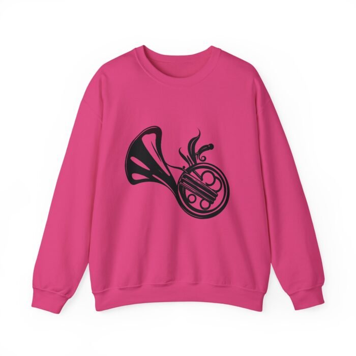 Musical French Horn Sweatshirt - Cozy Unisex Crewneck for Music Lovers, Gift for Musicians, Perfect for Concerts, Casual Wear - Image 26