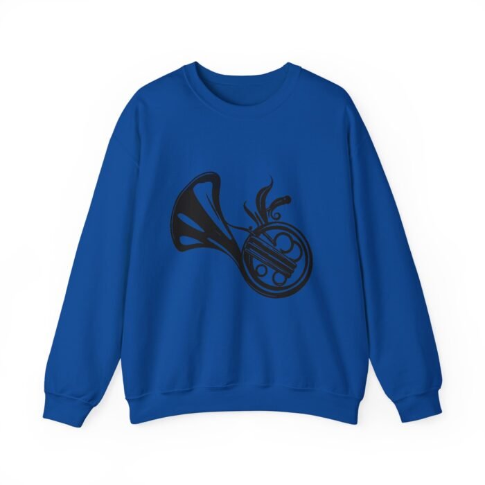 Musical French Horn Sweatshirt - Cozy Unisex Crewneck for Music Lovers, Gift for Musicians, Perfect for Concerts, Casual Wear - Image 22