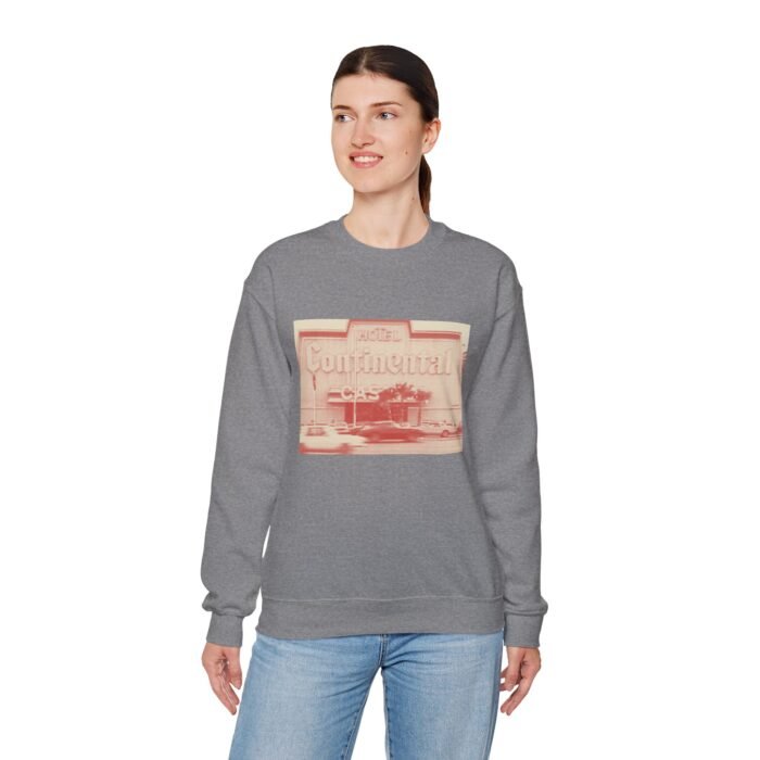 Vintage Continental Crewneck Sweatshirt - Cozy Vintage Style, Unisex Sweatshirt, Casual Loungewear, Gift for Friends, Retro Aesthetic - Image 3