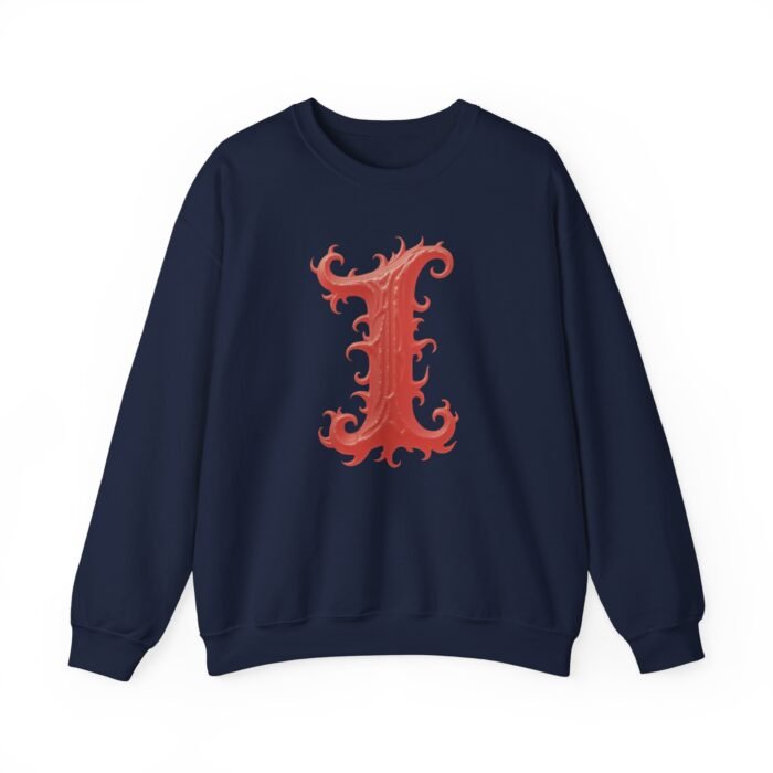 Initial Letter I - Graphic Unisex Crewneck Sweatshirt