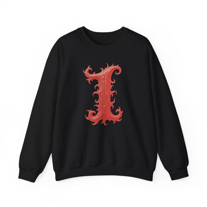 Initial Letter I - Graphic Unisex Crewneck Sweatshirt - Image 10
