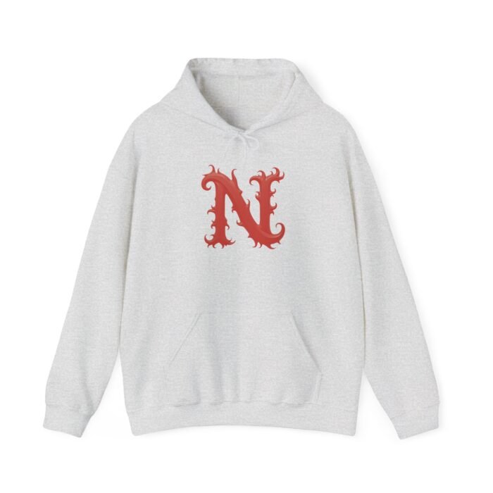 Custom Monogram Letter N - Hooded Sweatshirt for Men and Women