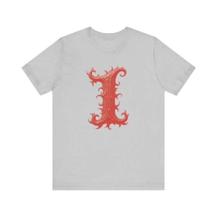 Monogram Initial Letter I Design Unisex Jersey Tee - Perfect for Creative Souls - Image 8